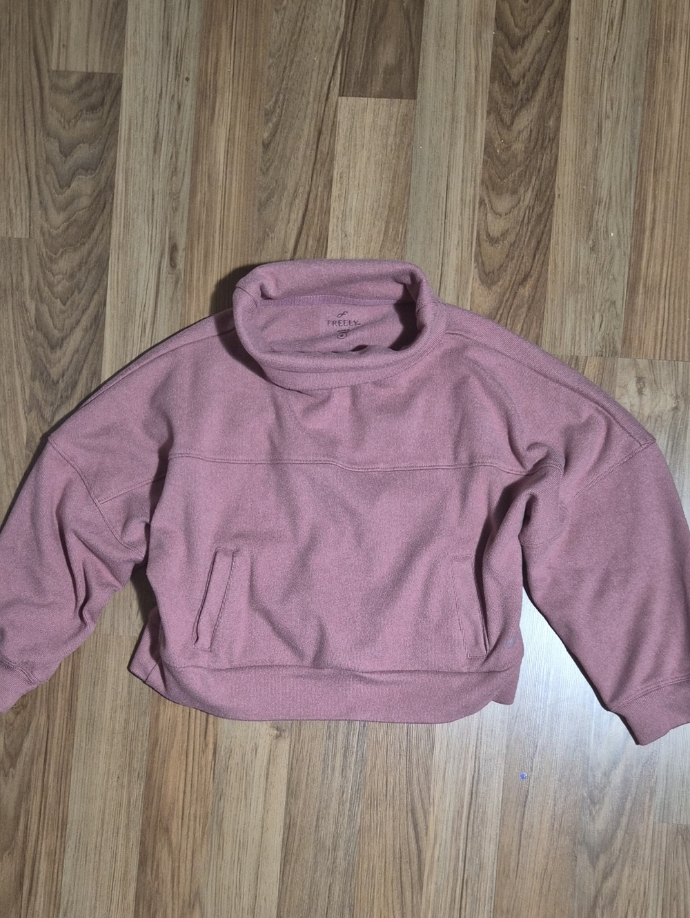 Kids Luscious Cozy Dusty Rose Pullover Sweater with Cowl Neck